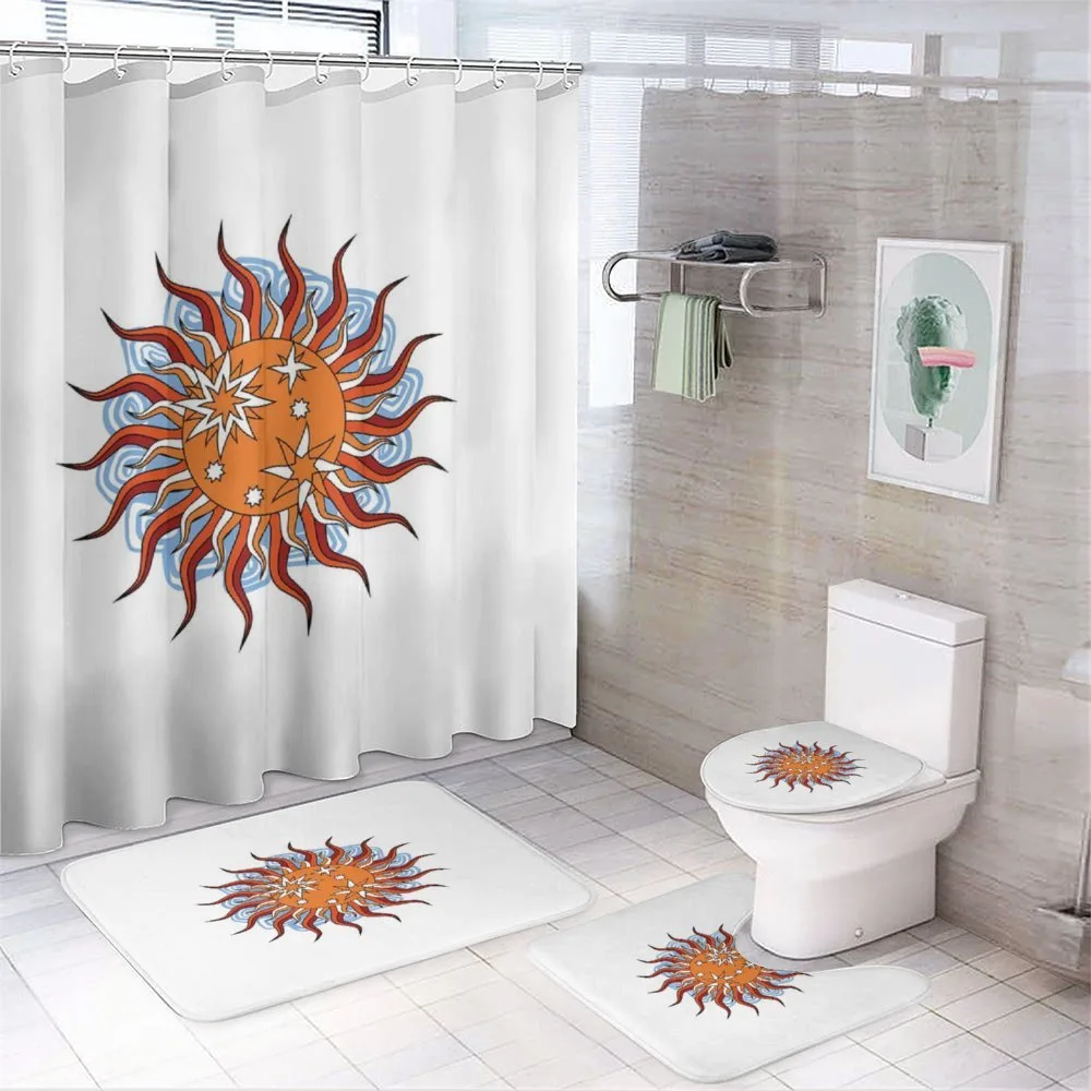 Swirled Stripes — 4-Piece Bathroom Set preview