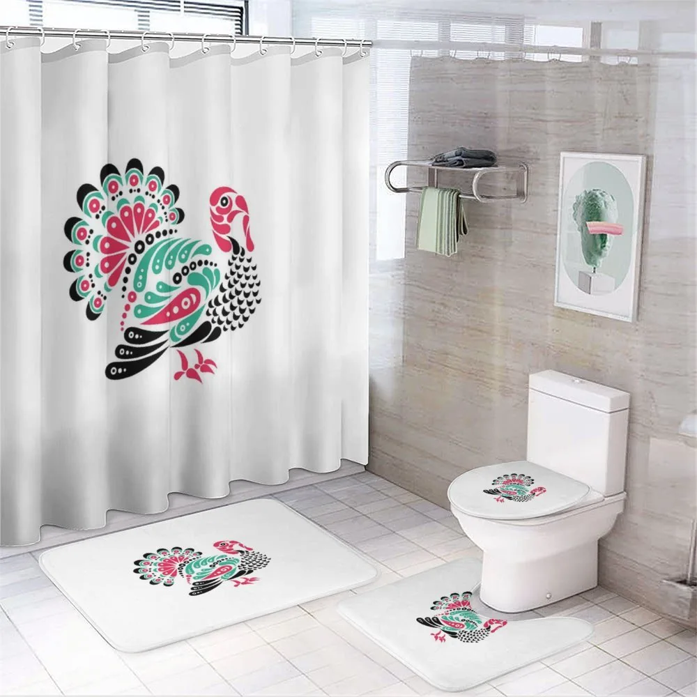 Thanksgiving Animal — 4-Piece Bathroom Set preview