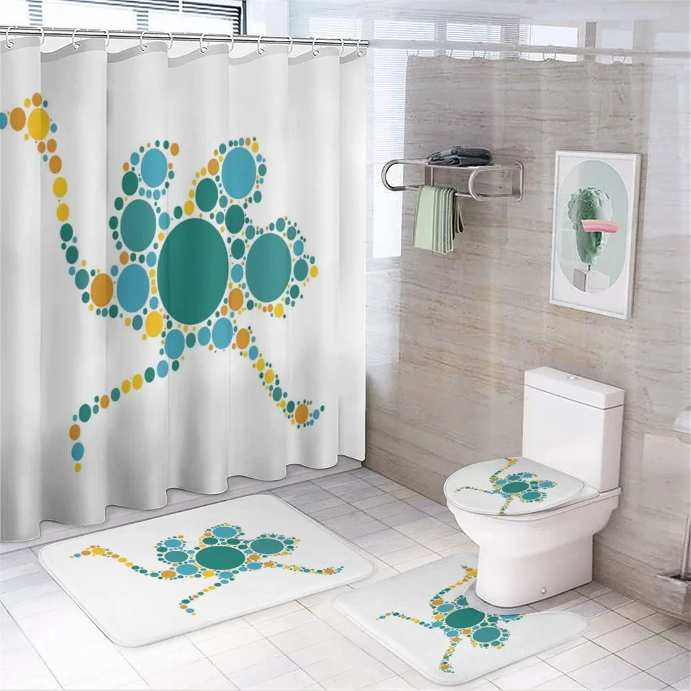Abstract Geometric Modern — 4-Piece Bathroom Set preview