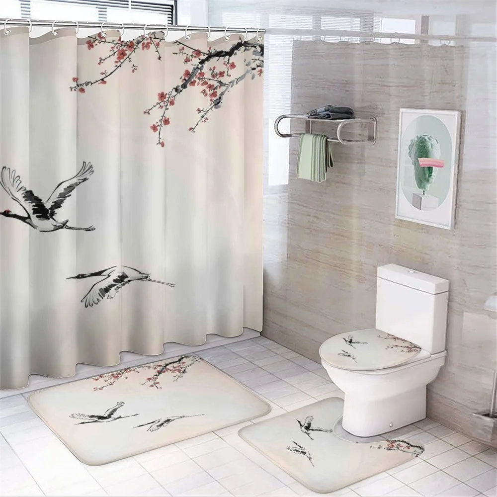 Cherry Trees in Spring — 4-Piece Bathroom Set preview