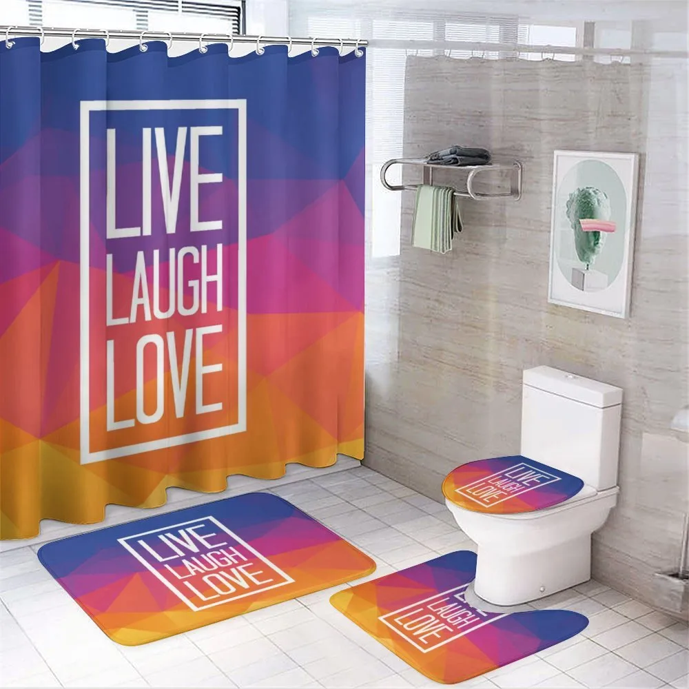 Famous Slogan — 4-Piece Bathroom Set preview