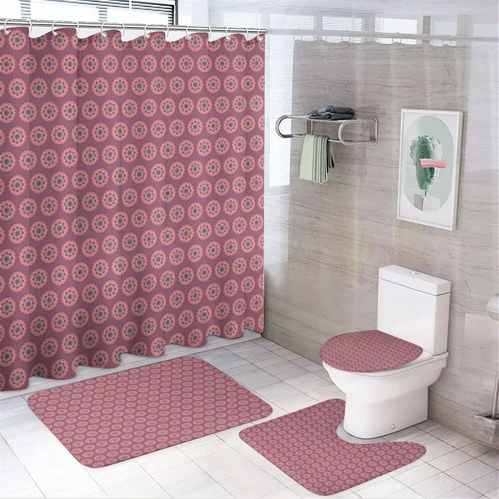 Mandala Retro Ethnic — 4-Piece Bathroom Set preview