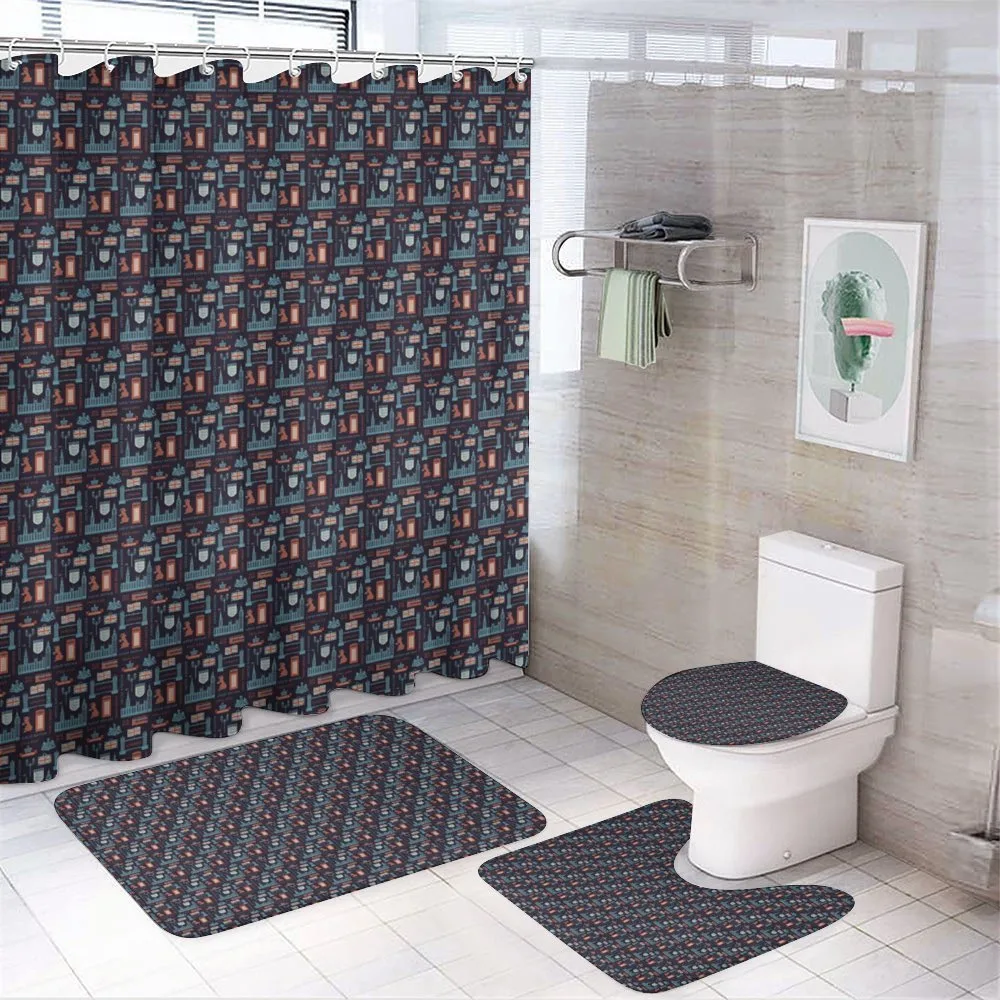 Symbolic Pattern — 4-Piece Bathroom Set preview