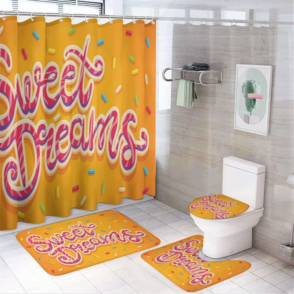 Colorful Candies — 4-Piece Bathroom Set preview