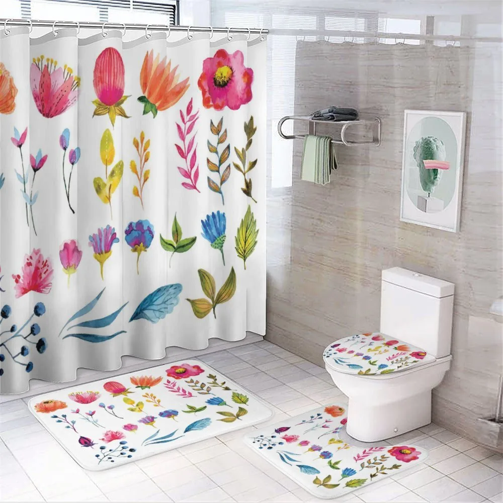 Gardening Plants Art — 4-Piece Bathroom Set preview