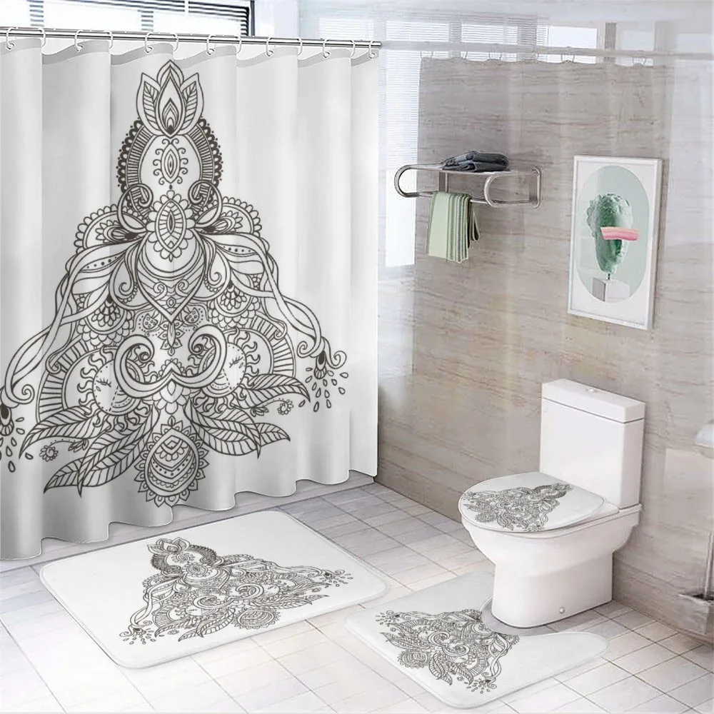 Lotus Sun Art Design — 4-Piece Bathroom Set preview