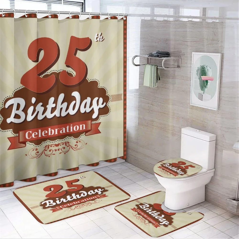 Old Fashion Birthday — 4-Piece Bathroom Set preview