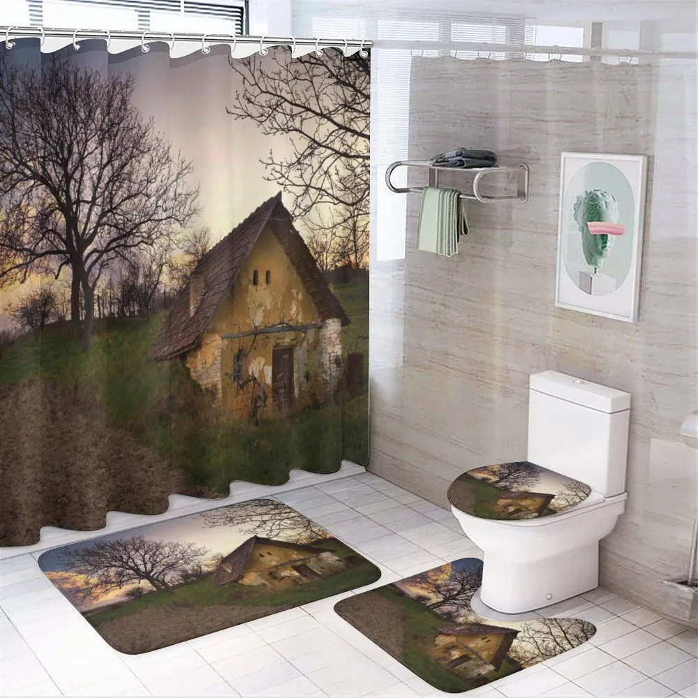 Battered Stone House — 4-Piece Bathroom Set preview