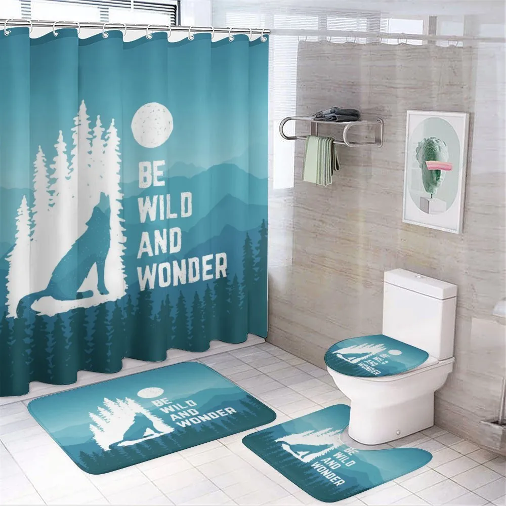Be Wild and Wonder — 4-Piece Bathroom Set preview