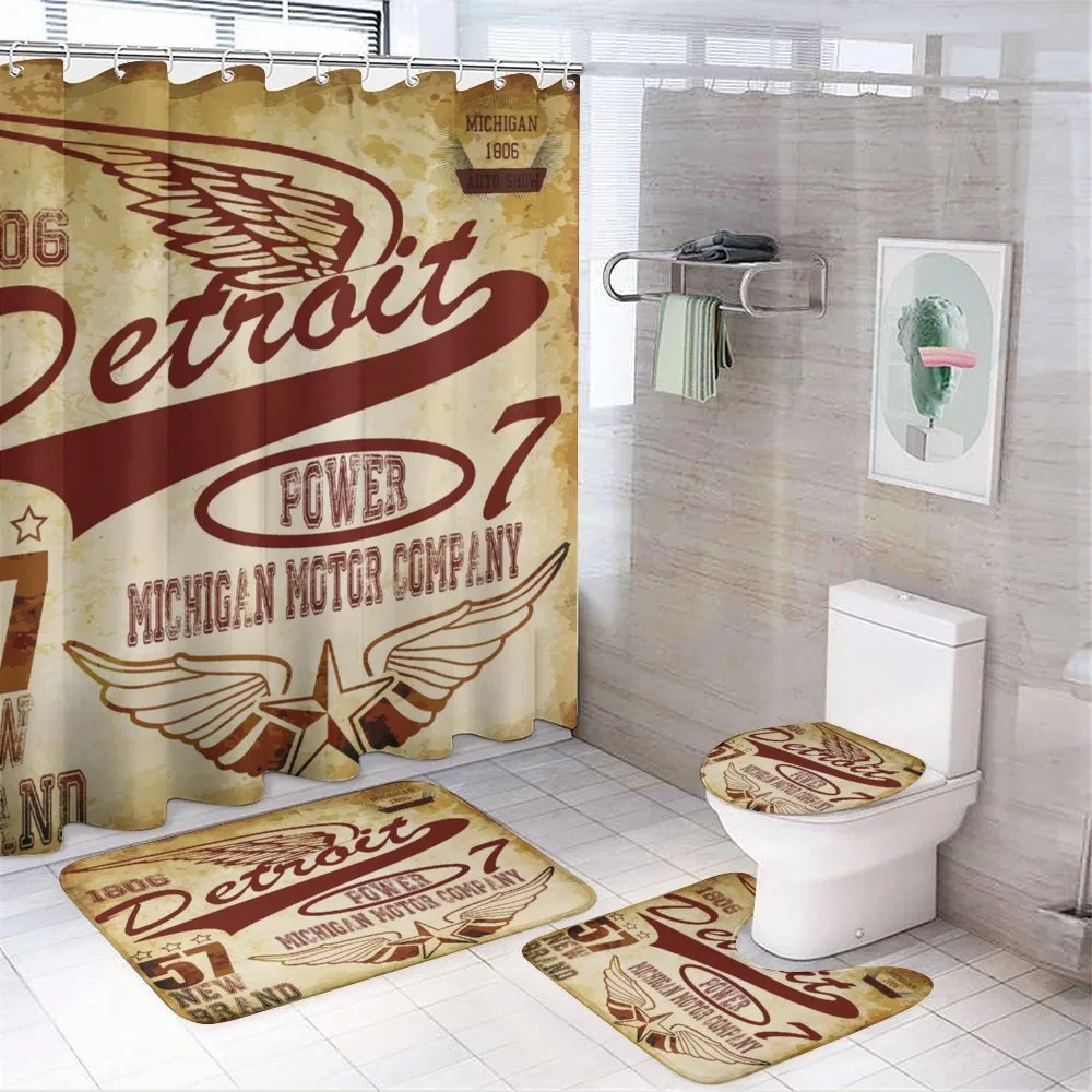 Vintage Michigan Auto — 4-Piece Bathroom Set preview