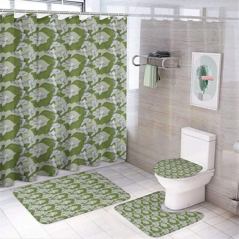 Calla Lilies — 4-Piece Bathroom Set preview
