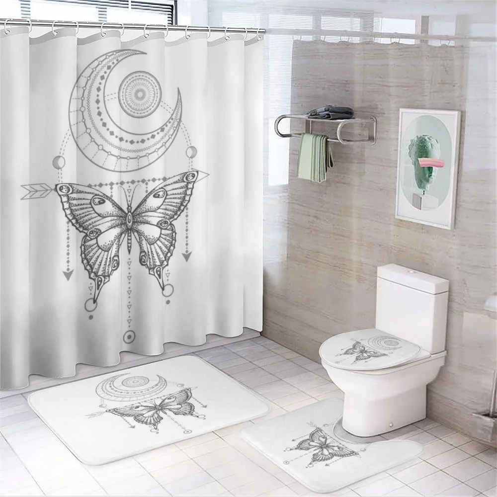 Mystic Dreamcatcher Art — 4-Piece Bathroom Set preview