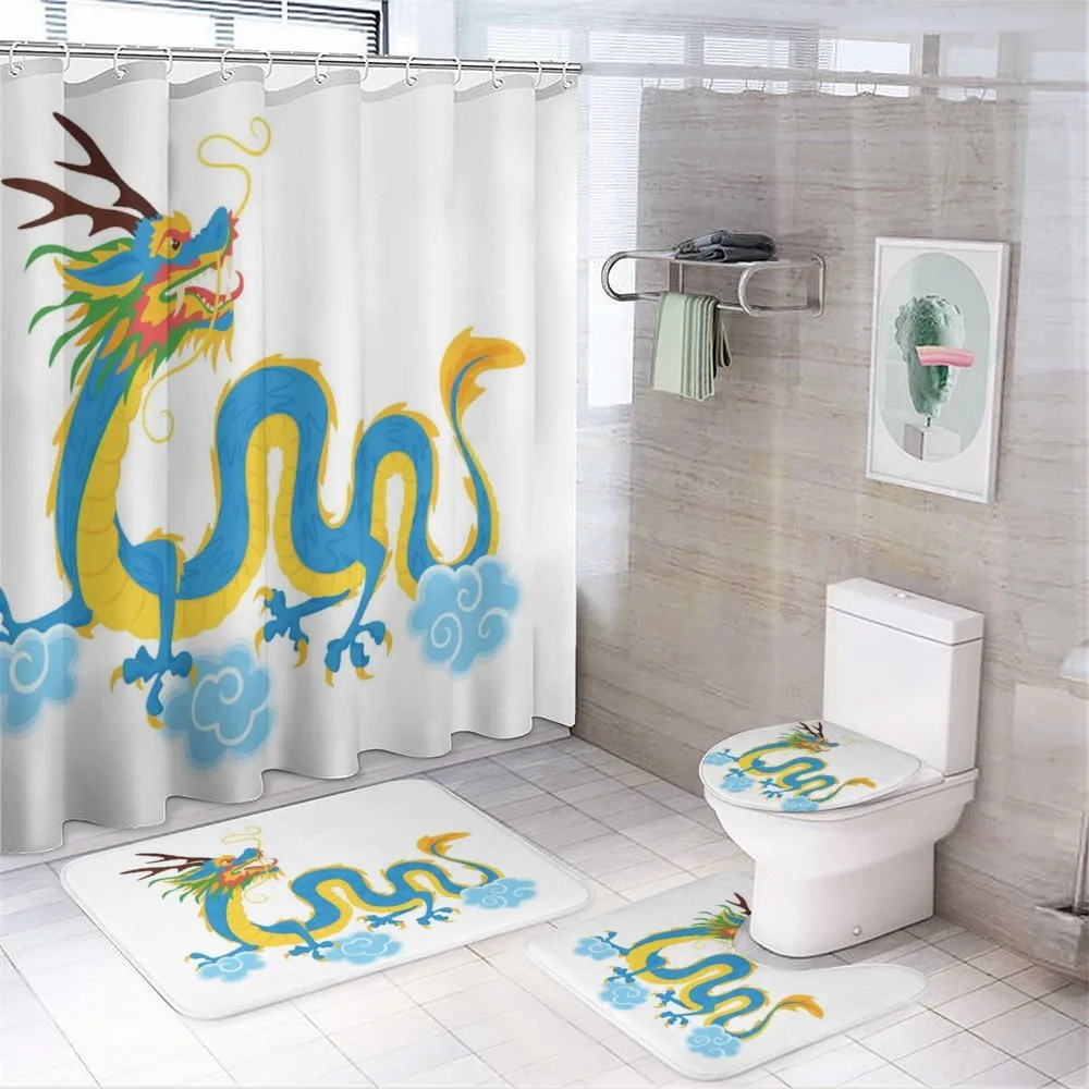 Traditional Colorful Reptile — 4-Piece Bathroom Set preview