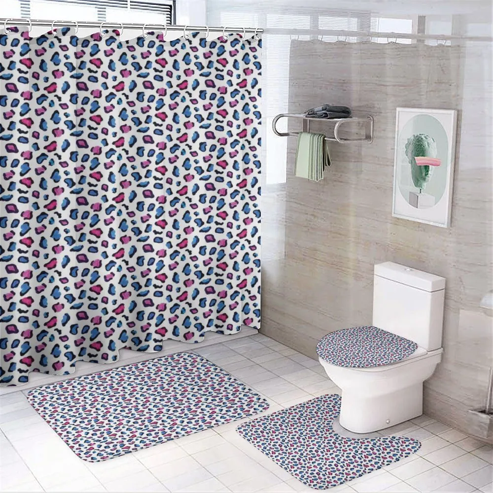 Animal Skin Watercolors — 4-Piece Bathroom Set preview
