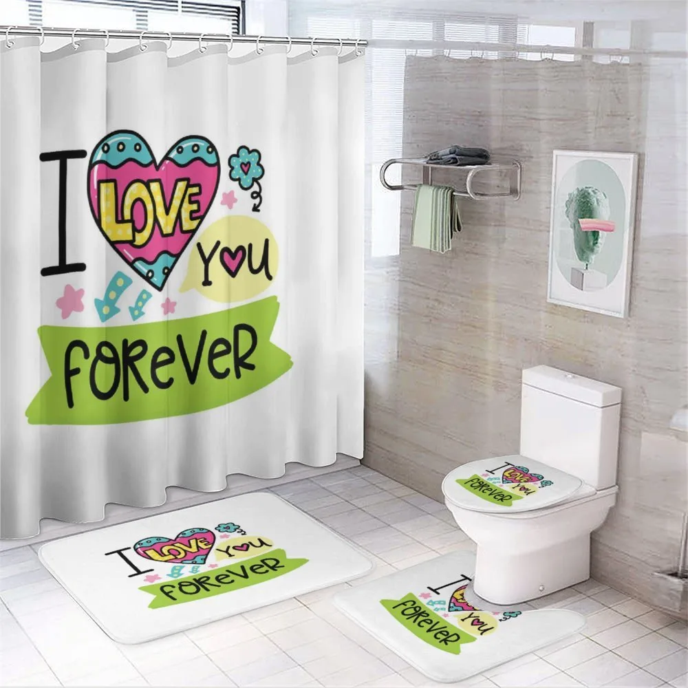 Childish I Love You — 4-Piece Bathroom Set preview