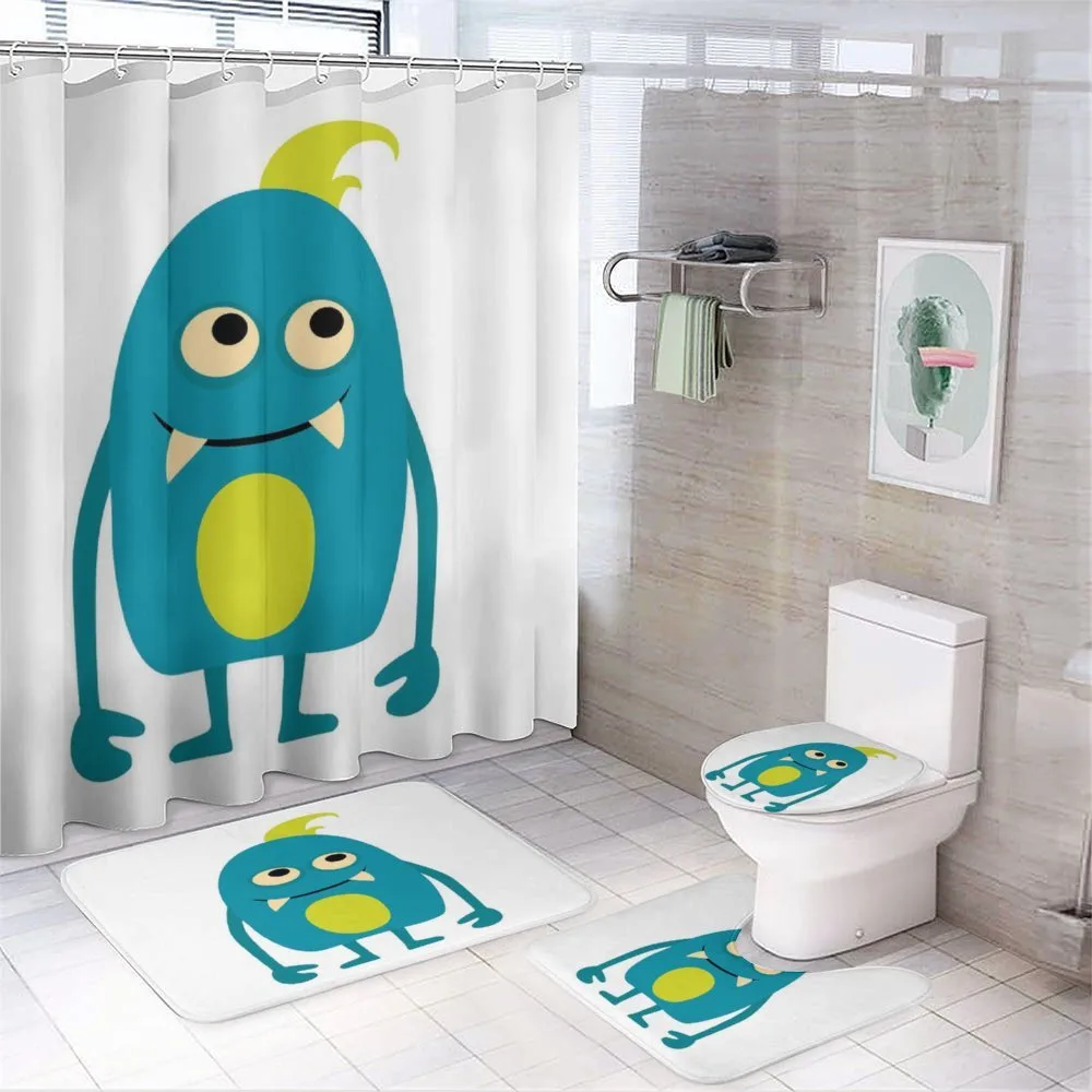 Monster Halloween Character — 4-Piece Bathroom Set preview