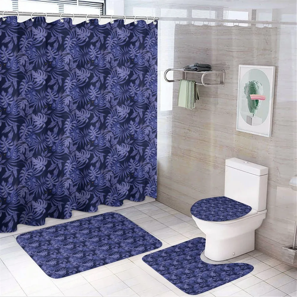 Night Jungle Panther Eyes — 4-Piece Bathroom Set preview