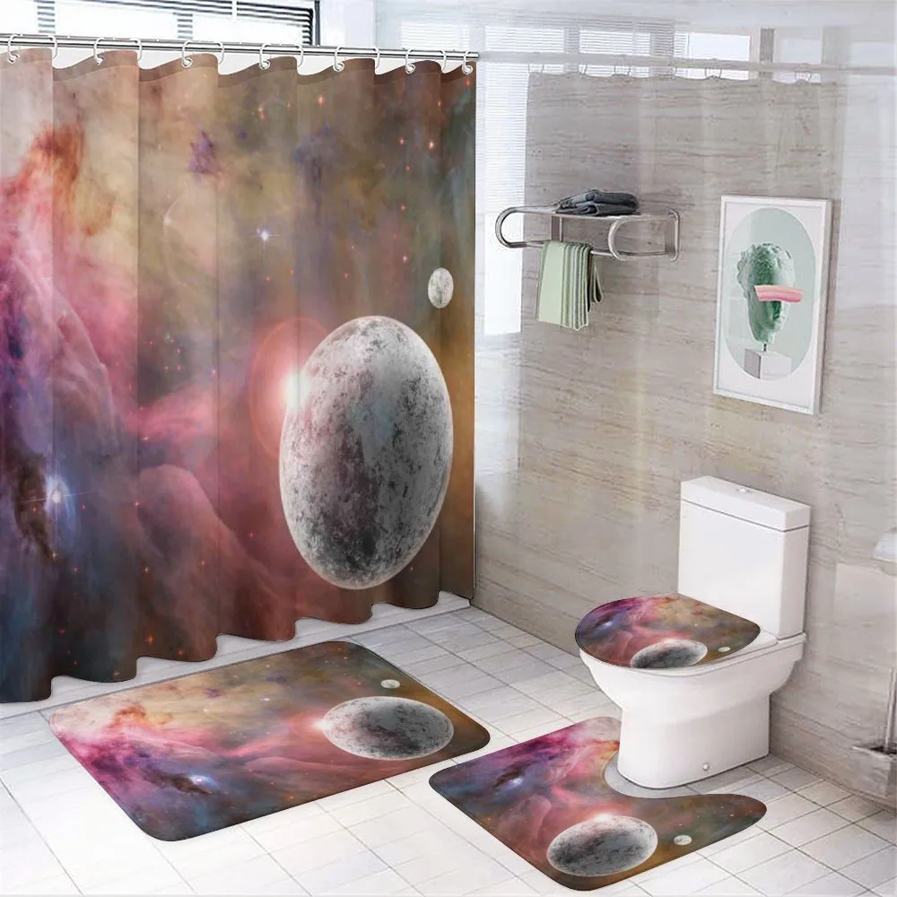 Frozen Planet Nebula — 4-Piece Bathroom Set preview