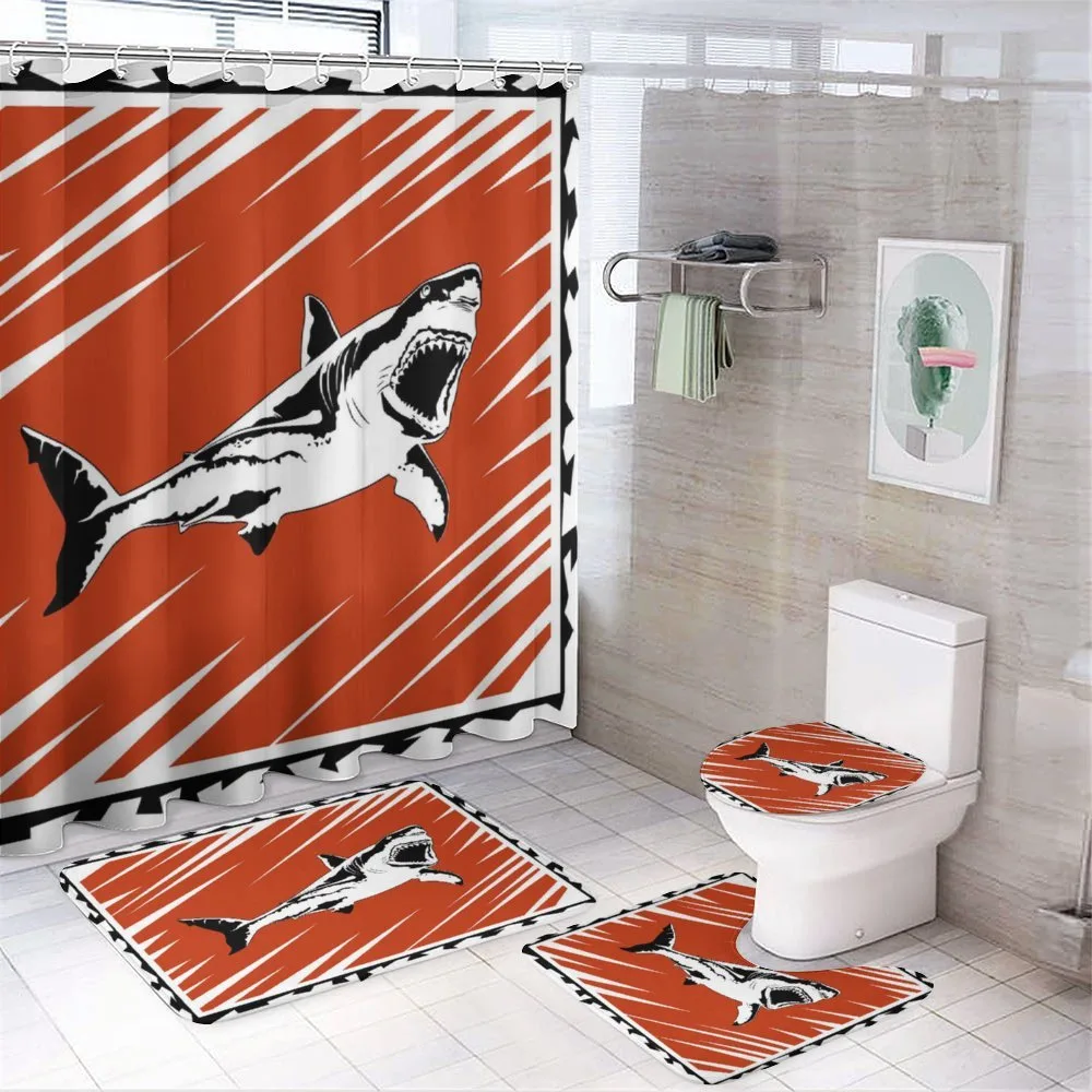 Killer Ocean Creature — 4-Piece Bathroom Set preview