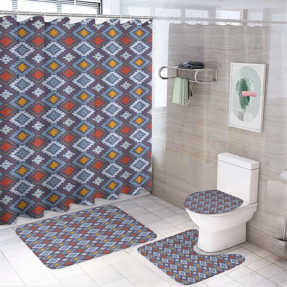 Mexican Traditional Art — 4-Piece Bathroom Set preview