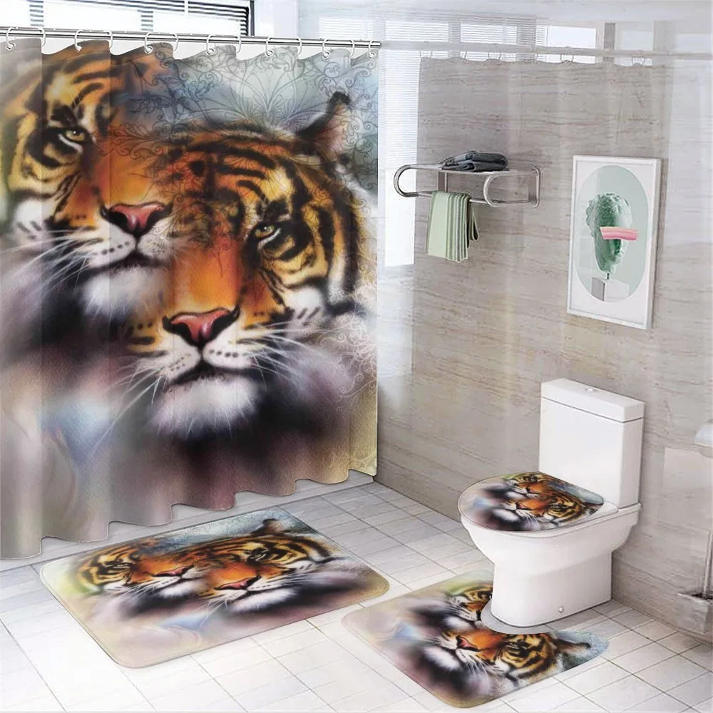 Wildlife Safari Animals — 4-Piece Bathroom Set preview