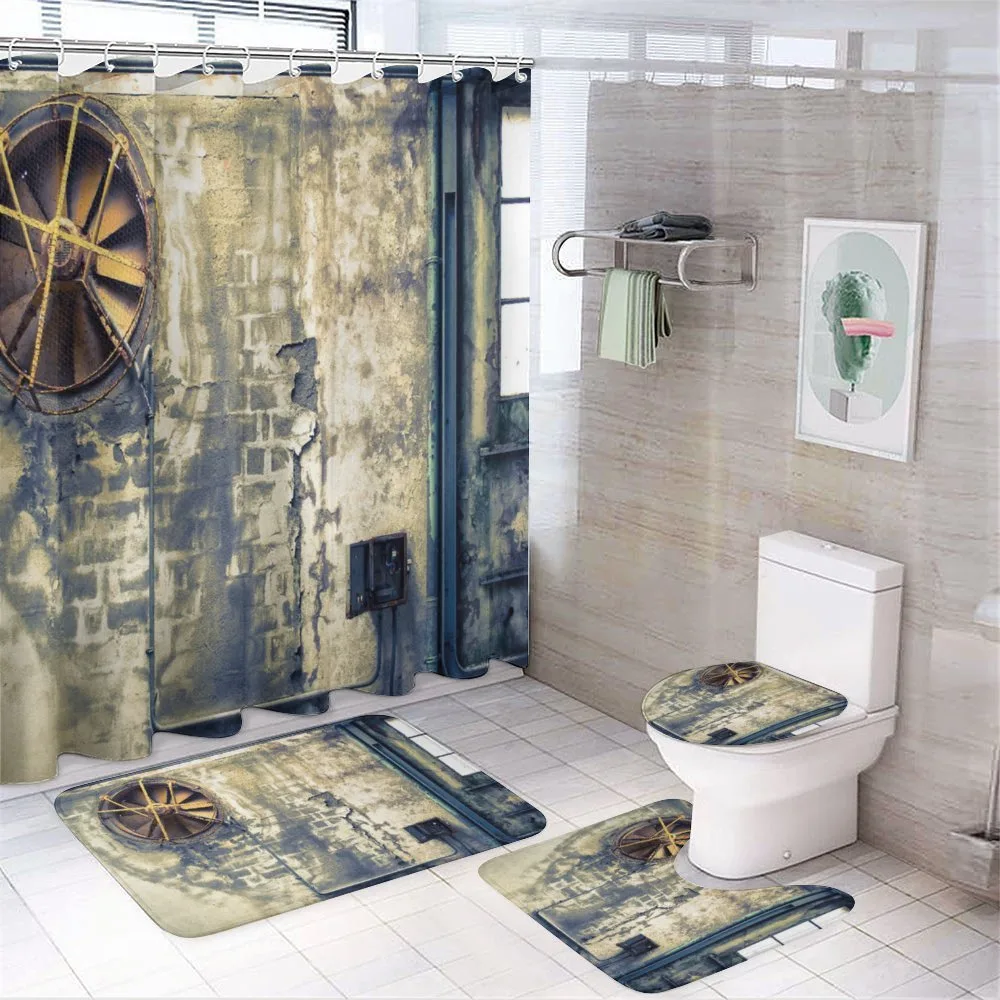 Wrecked Wall — 4-Piece Bathroom Set preview