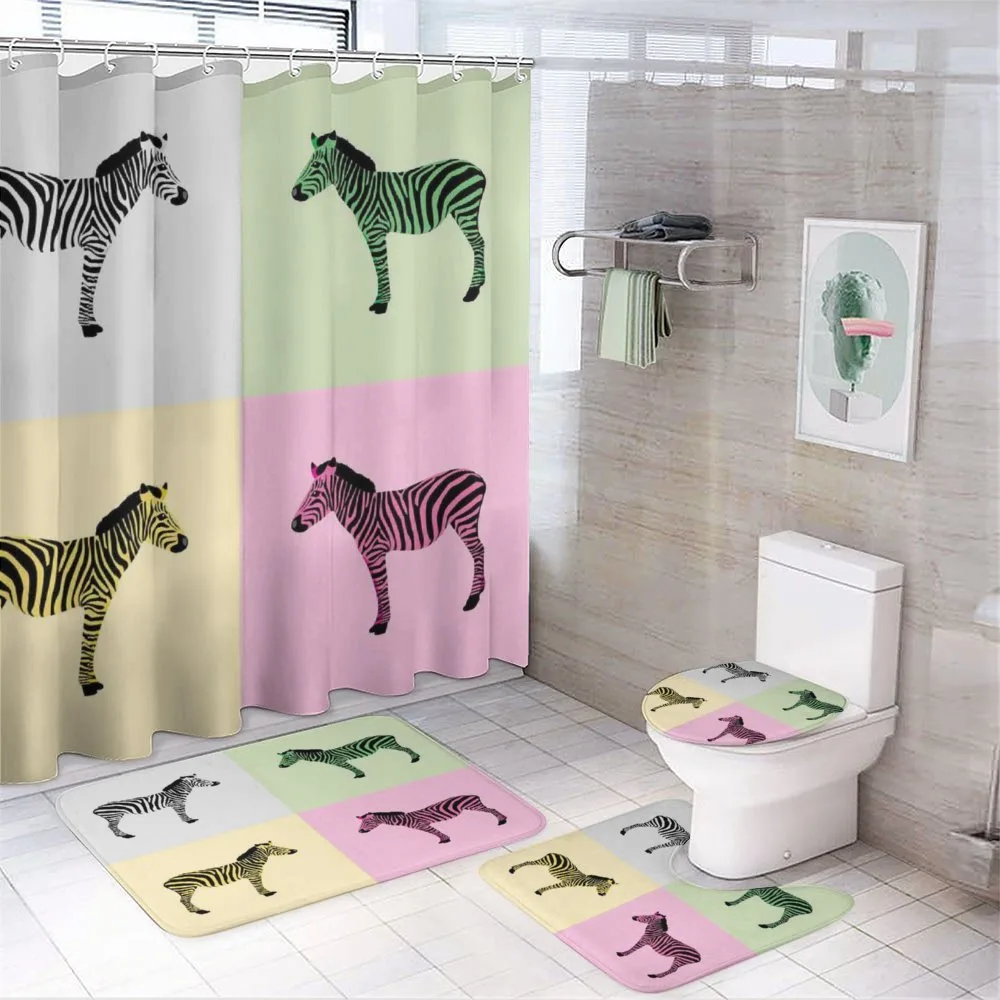 Colorful Frames Pop — 4-Piece Bathroom Set preview