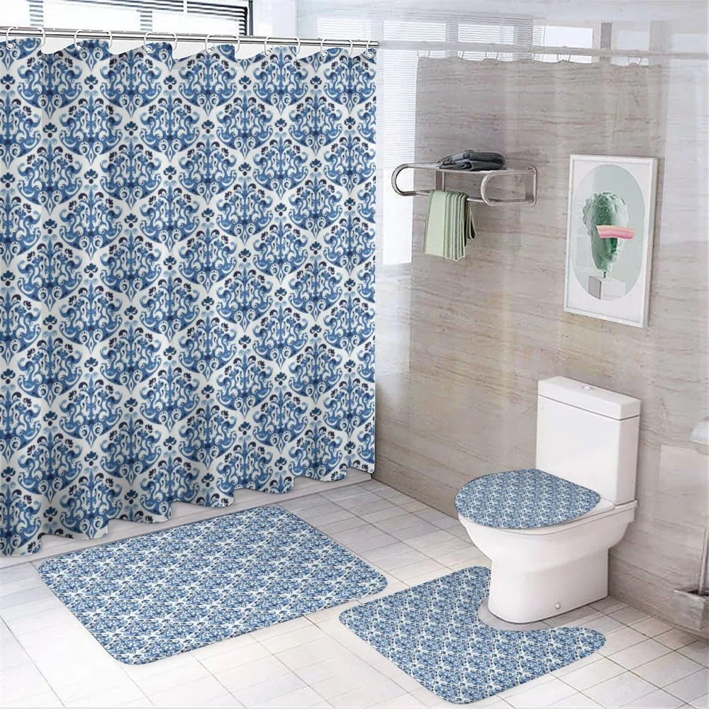 Indigo Victorian Design — 4-Piece Bathroom Set preview