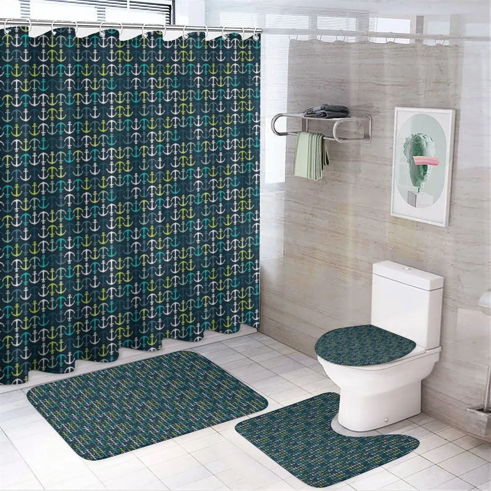 Maritime Sailing Travel — 4-Piece Bathroom Set preview