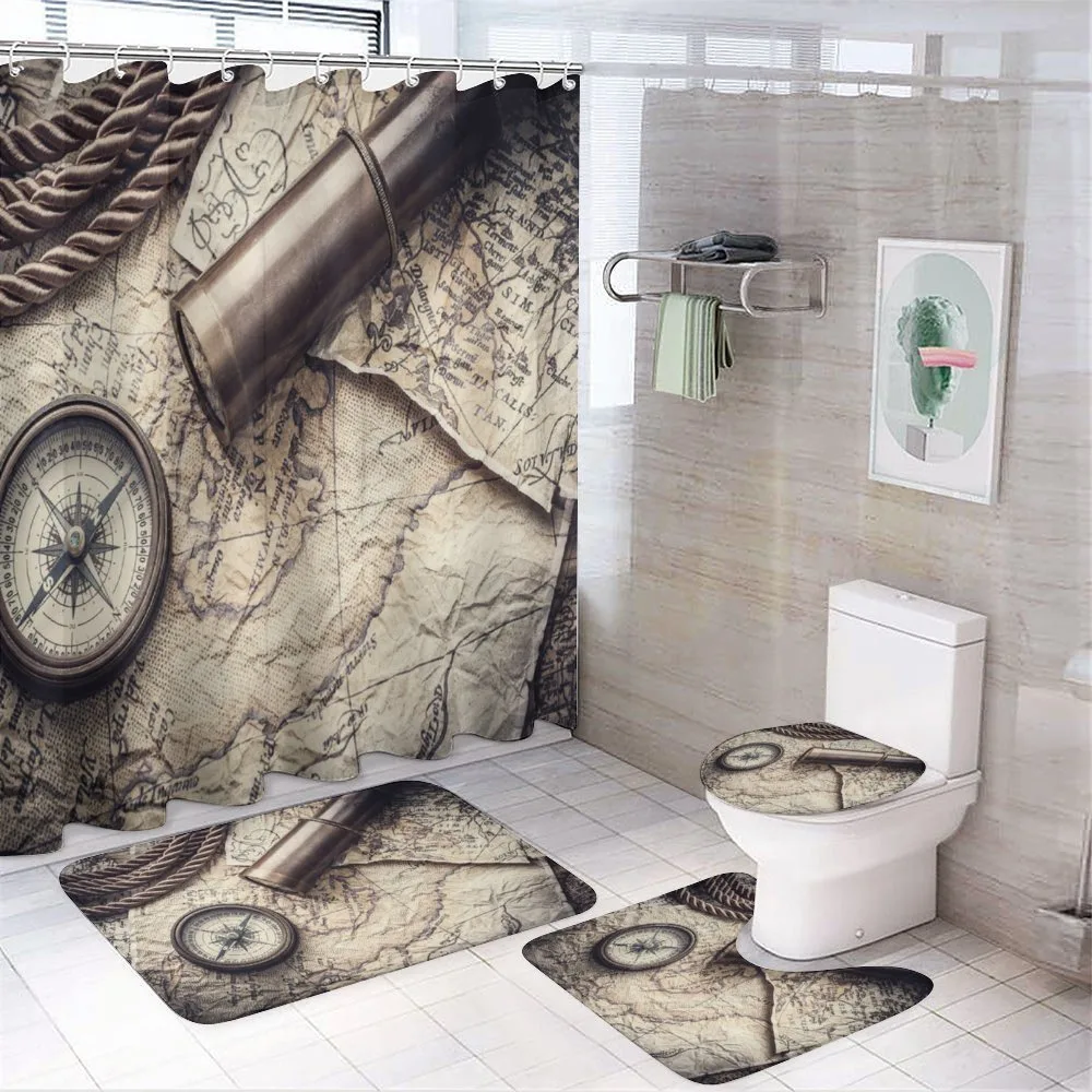 Nostalgic Maritime Tools — 4-Piece Bathroom Set preview