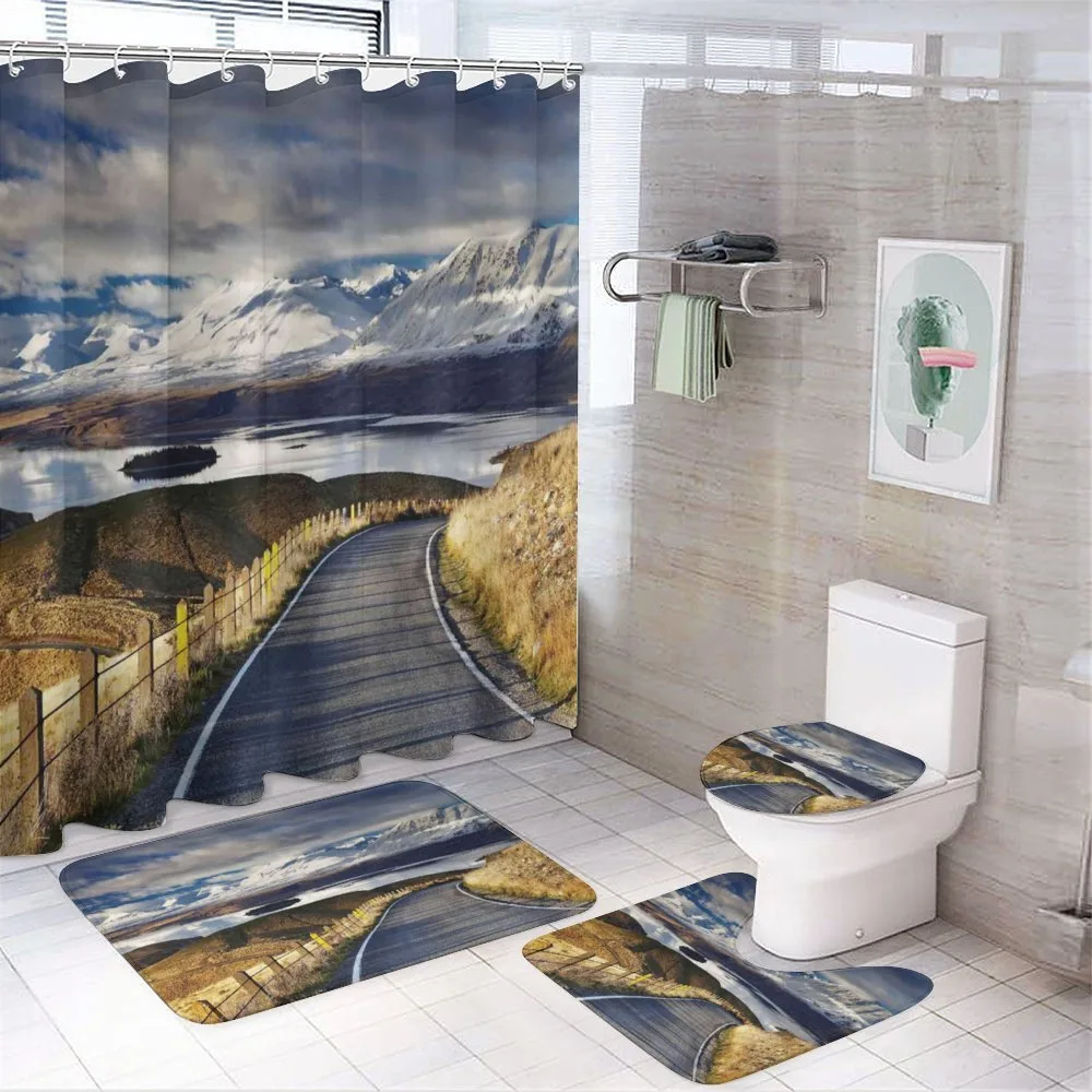 River Snowy Mountain — 4-Piece Bathroom Set preview