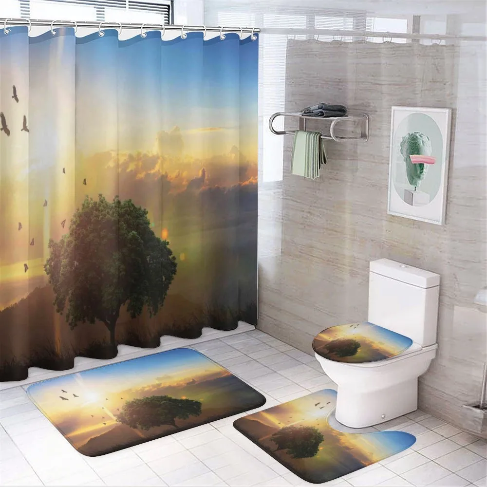 Romantic Fairy Sunset View — 4-Piece Bathroom Set preview