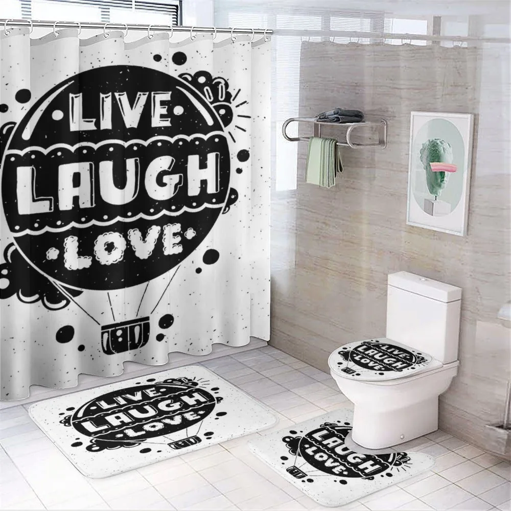 Air Balloon Sun — 4-Piece Bathroom Set preview