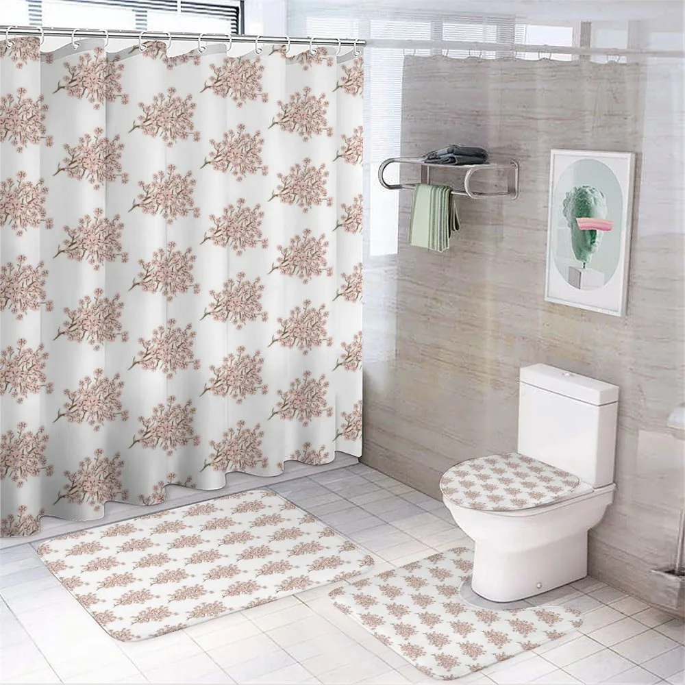 Branches of Cherry — 4-Piece Bathroom Set preview