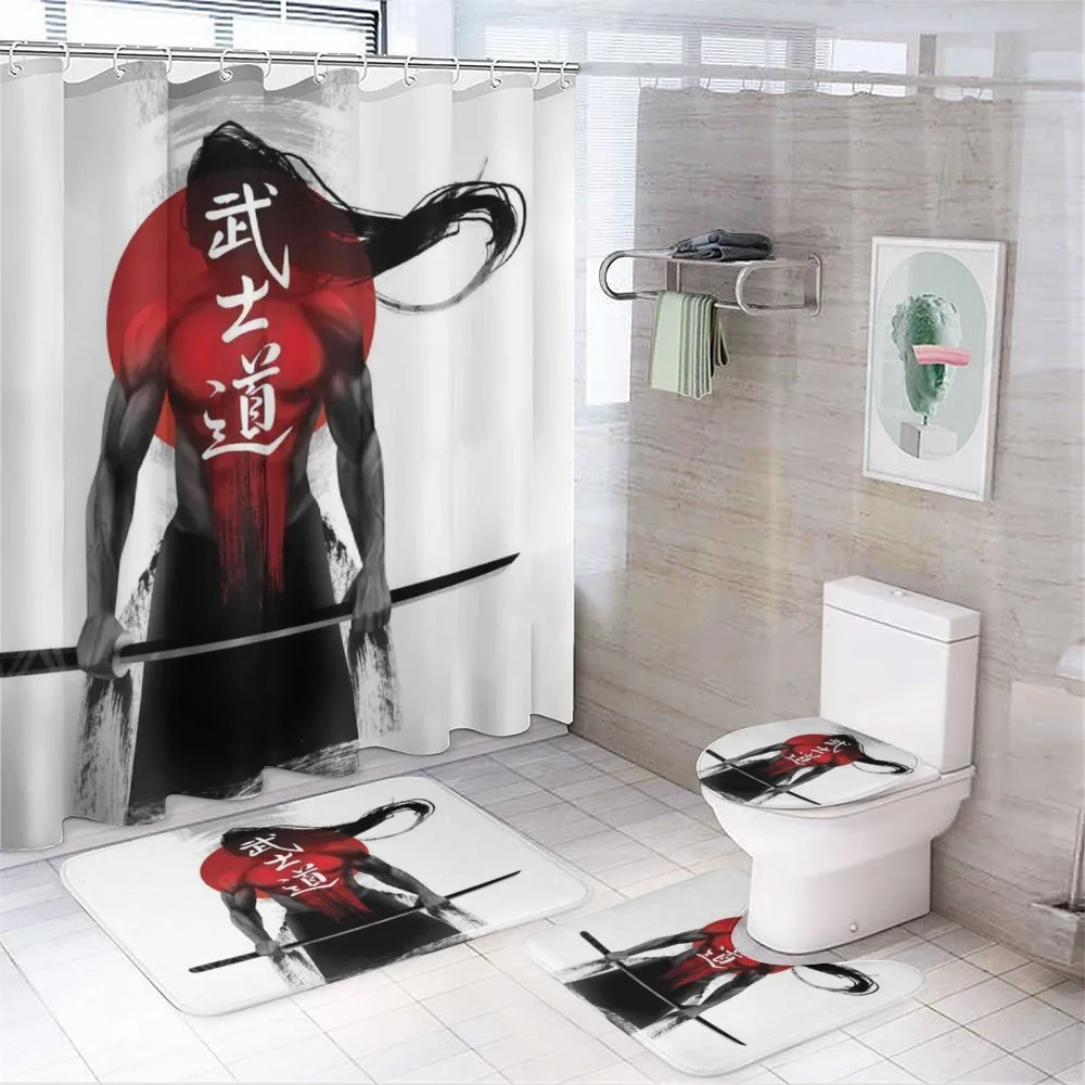 Sunburst Lines 4-Piece Bathroom Set product video