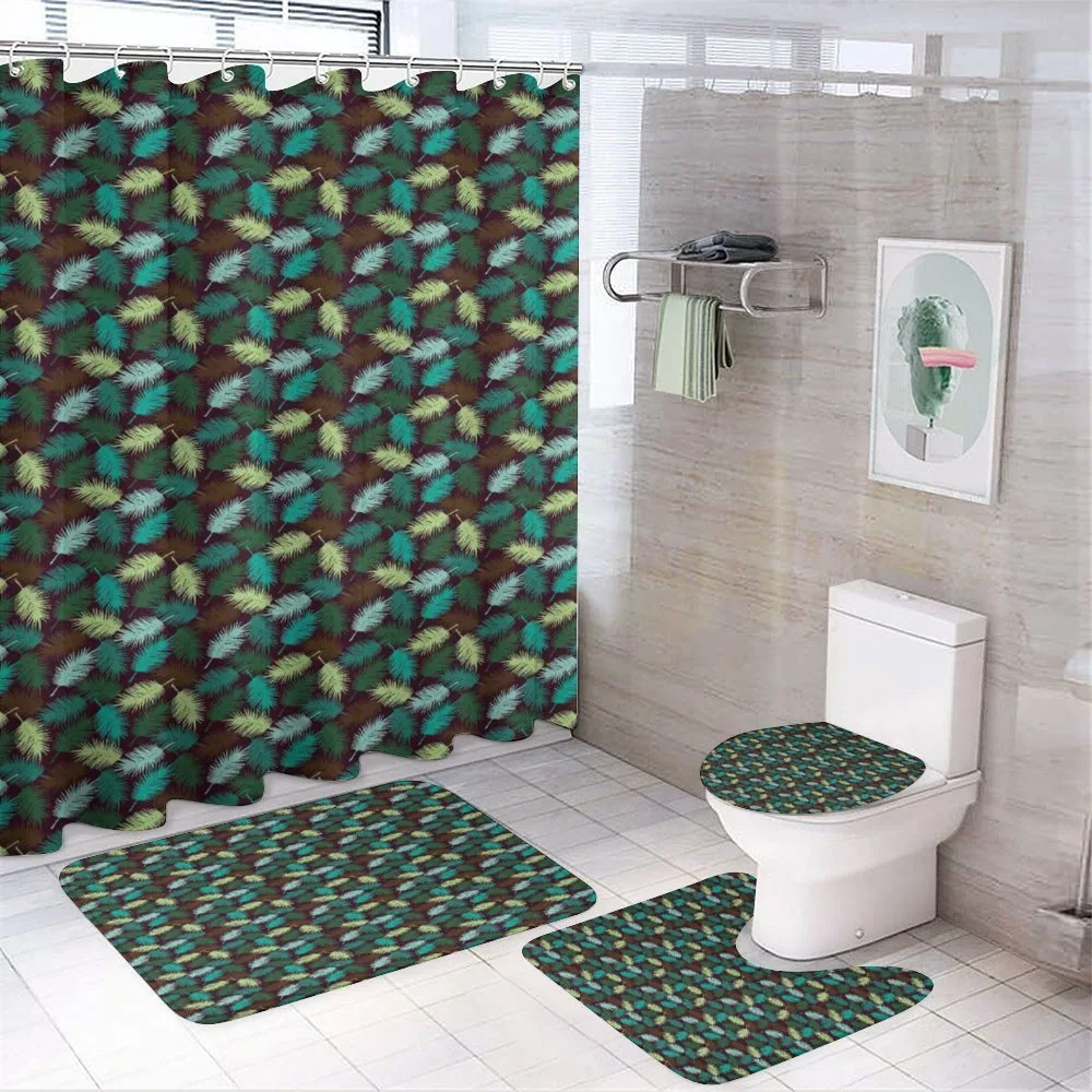 Exotic Torbay Palm Leaves — 4-Piece Bathroom Set preview