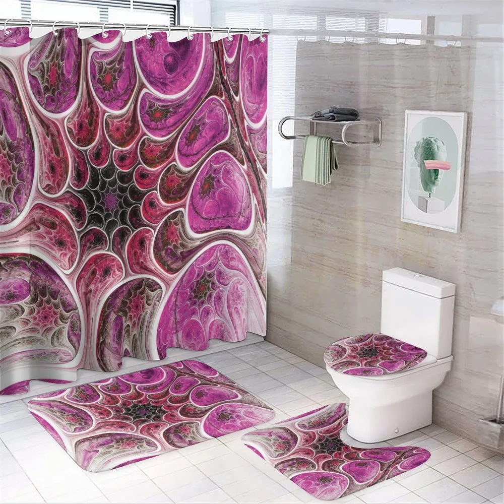 Quirky Futuristic Organism — 4-Piece Bathroom Set preview