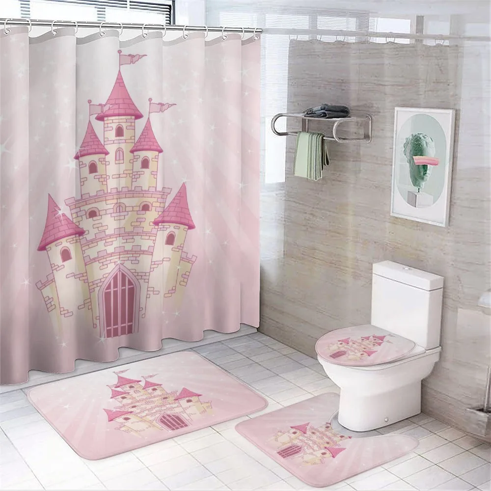 Wonder Tale Fortress Art — 4-Piece Bathroom Set preview