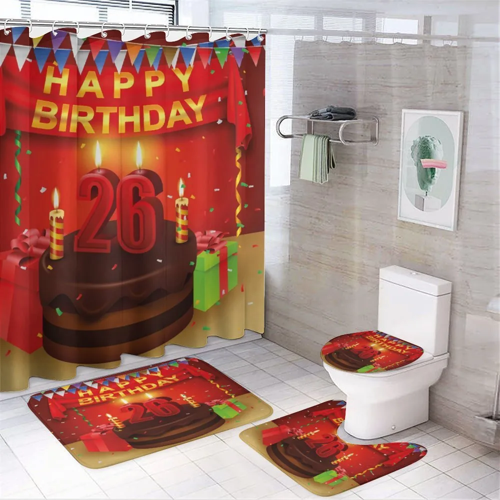 Cake Ribbons Surprise — 4-Piece Bathroom Set preview