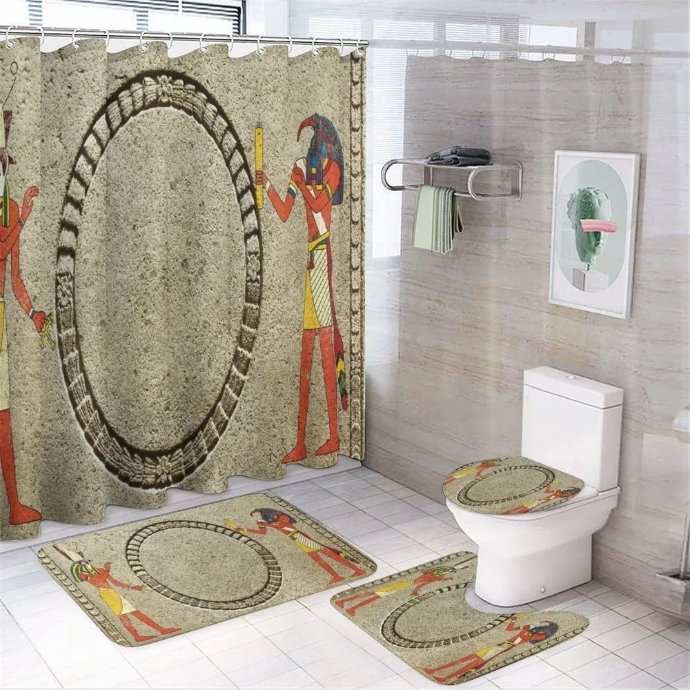 Ethnic Old Stone — 4-Piece Bathroom Set preview