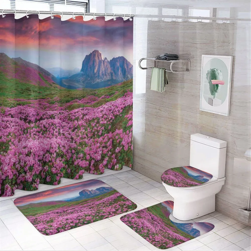 Mountain Village Fall — 4-Piece Bathroom Set preview