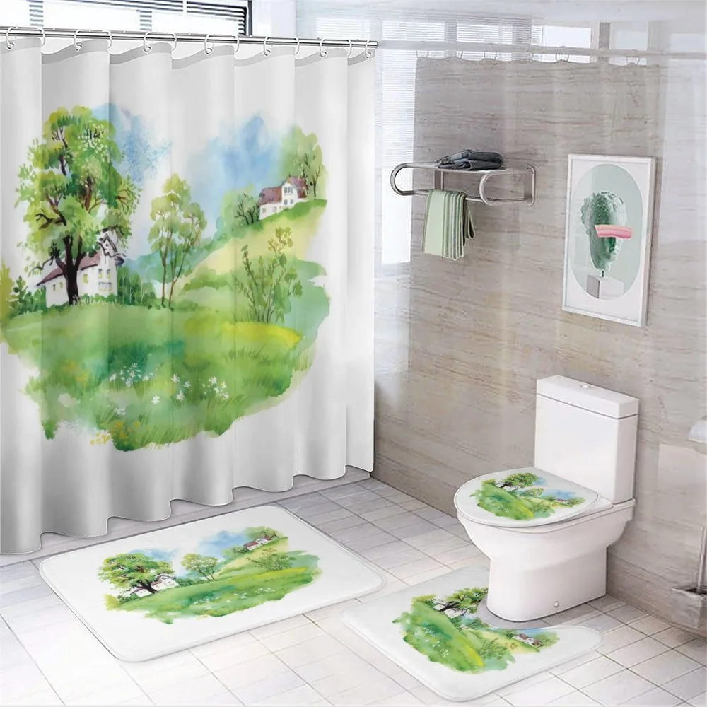 Rural Life in the Nature — 4-Piece Bathroom Set preview