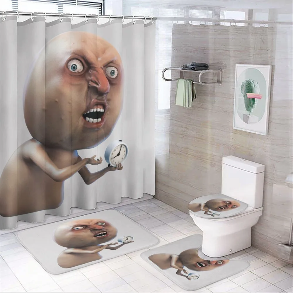 Why You No Sleepy Meme — 4-Piece Bathroom Set preview