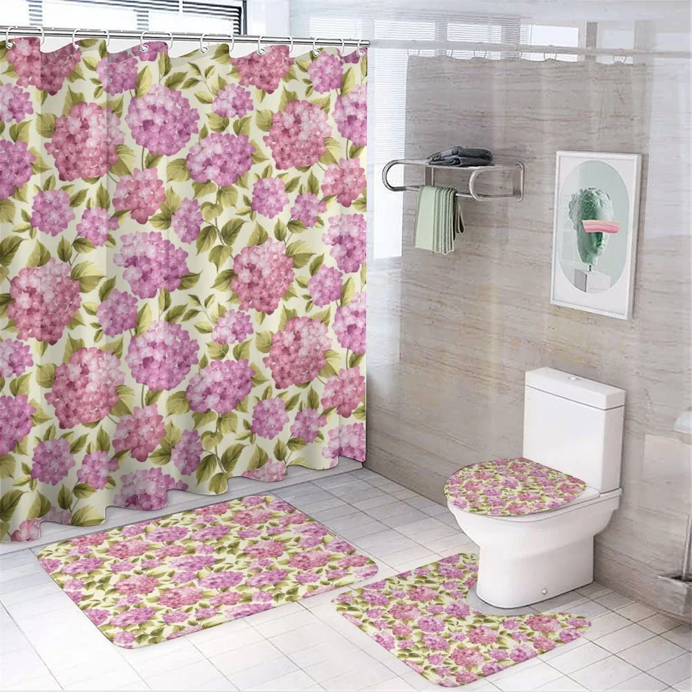 Flower with Leaves — 4-Piece Bathroom Set preview