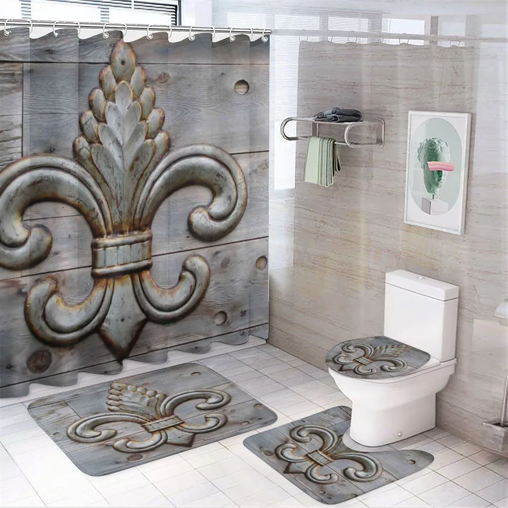 Sign Wood — 4-Piece Bathroom Set preview
