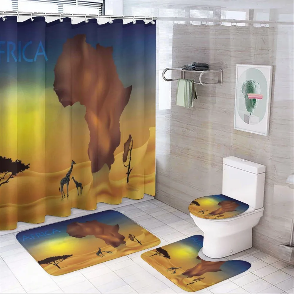 Tropical Wild Animal — 4-Piece Bathroom Set preview