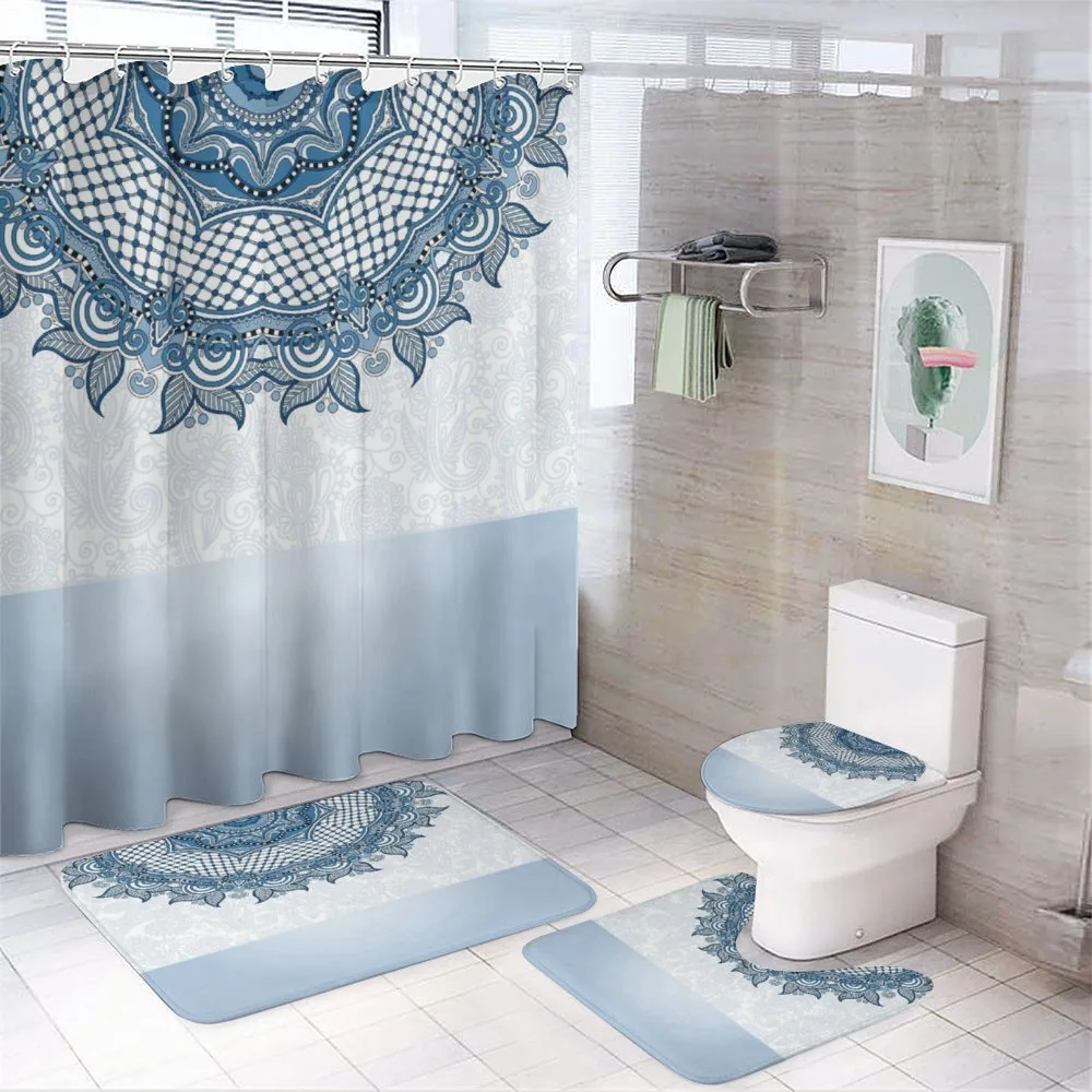 Lace Details — 4-Piece Bathroom Set preview