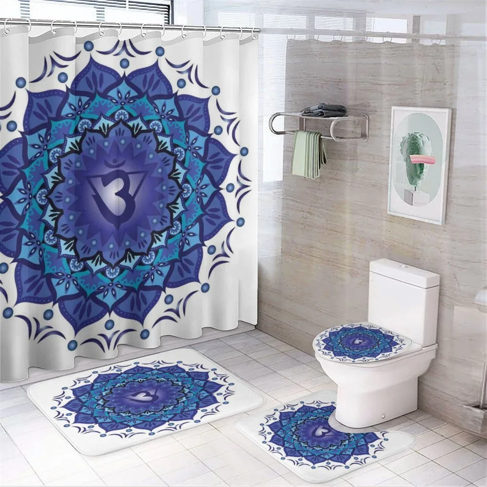 Lotus Ajna Chakra Yoga — 4-Piece Bathroom Set preview