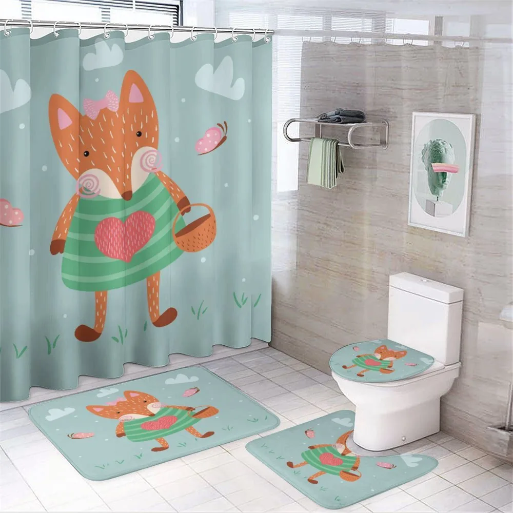 Nursery Animal with Dress — 4-Piece Bathroom Set preview