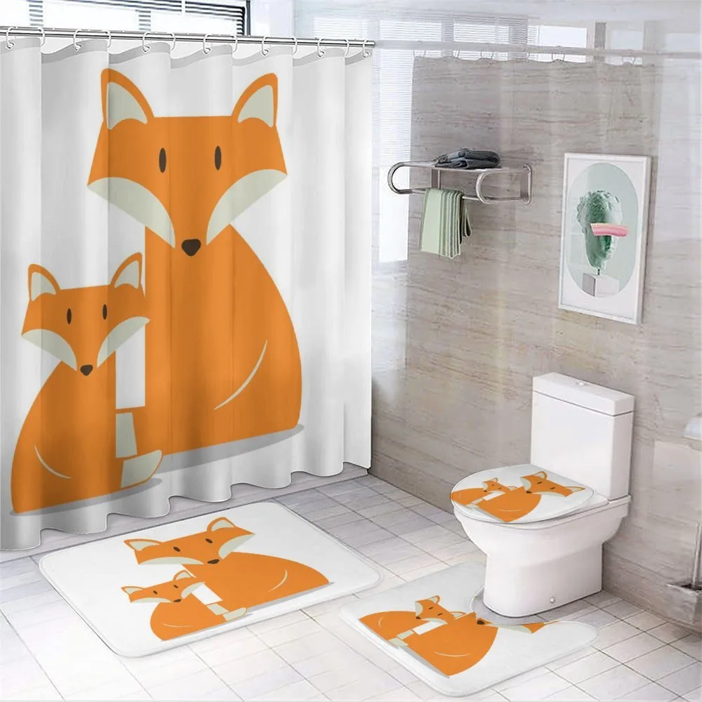 Nursery Mother and Baby Animal — 4-Piece Bathroom Set preview